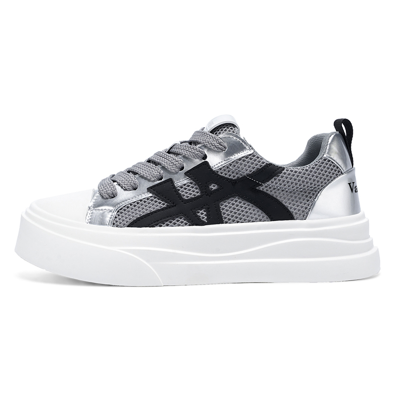 

VANSSI Мужские лоу-топ скейтборд кроссовки серые, цвет Gray