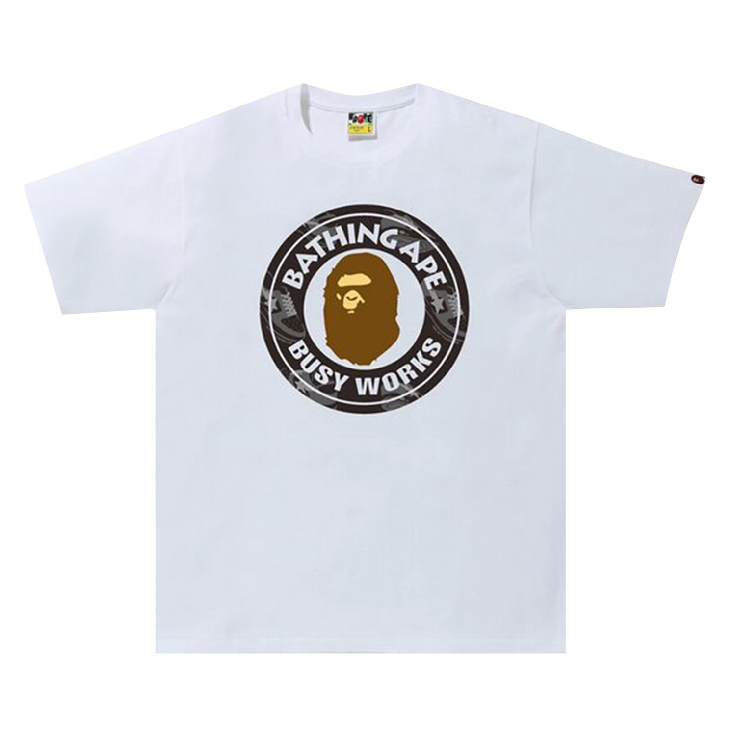 

Футболка BAPE Busy Works, белая, Белый, Футболка BAPE Busy Works, белая