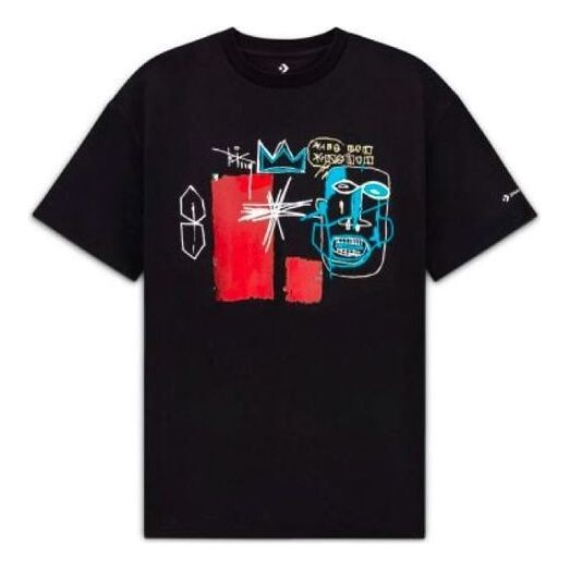 

Футболка x basquiat kings of egypt iii t-shirt 'black' Converse, черный