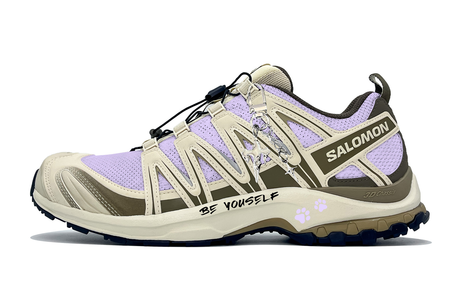 

SALOMON Кроссовки для трейлраннинга XA PRO 3D Abrasion Resistant Breathable низкие унисекс Purple