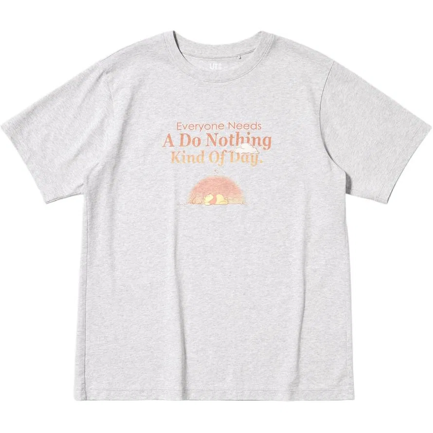 Футболка x Disney женская UNIQLO, Light Gray