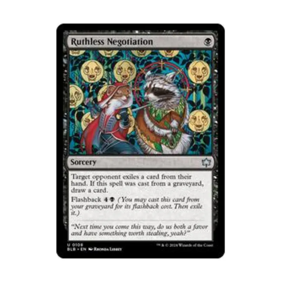 

CCG Безжалостные переговоры (U), MTG - Bloomburrow