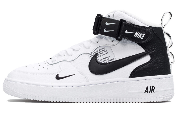 Кроссовки Nike Air Force 1 Mid Utility White Black GS