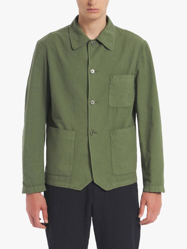 

Арела овершерта из льняной смеси Barena, Khaki