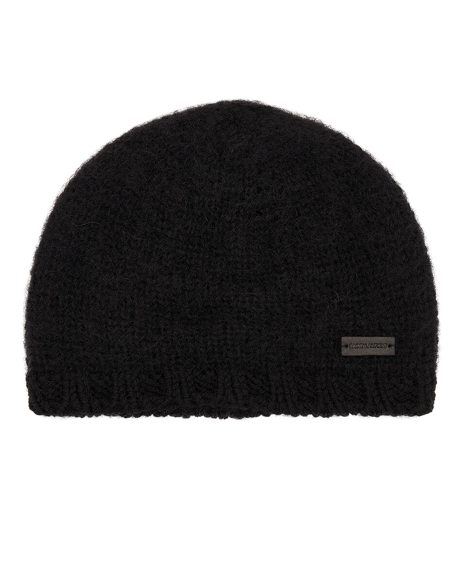 

Шапка Beanie Saint Laurent, черный