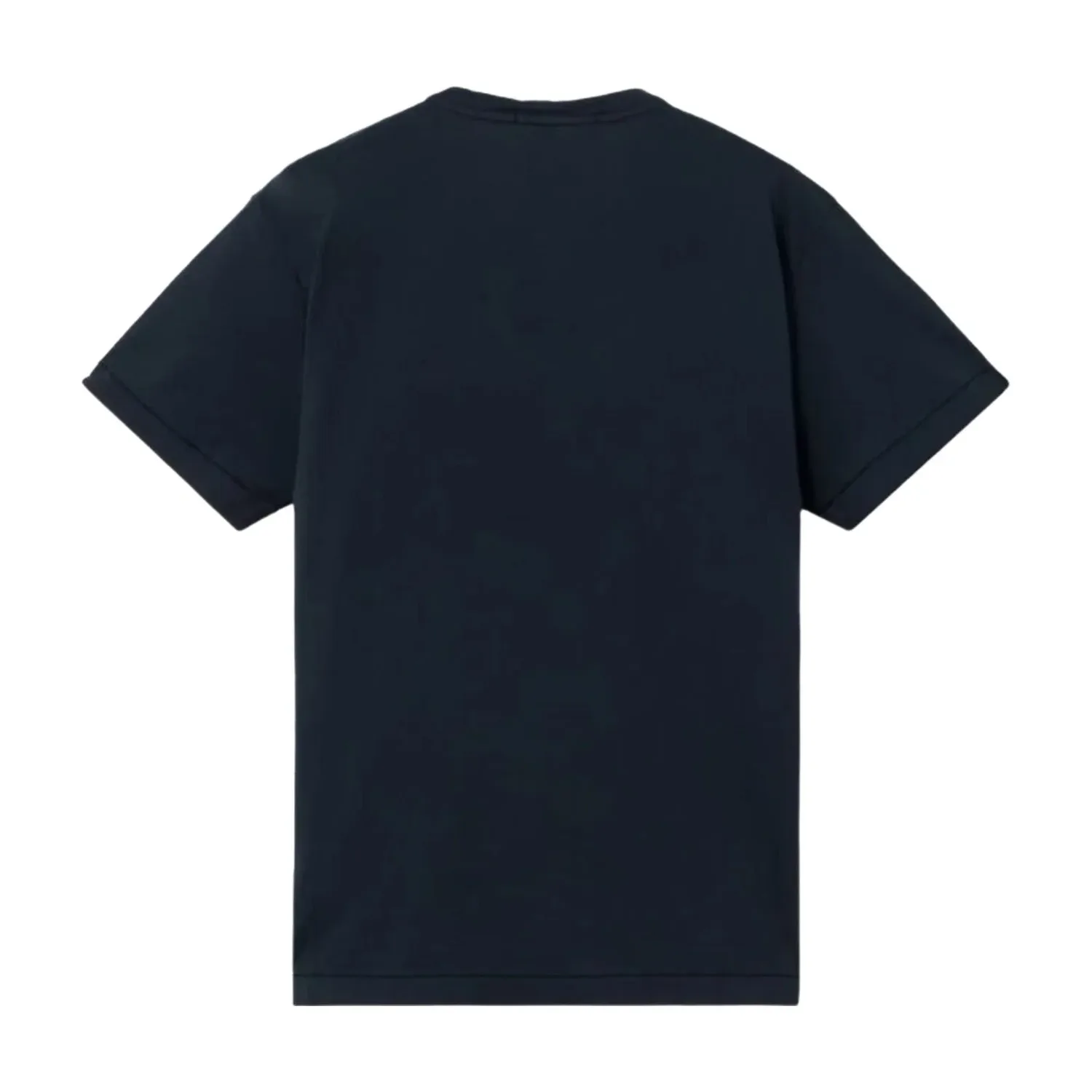 Футболка STONE ISLAND 2100027 60/2 Slim-Fit с нашивкой в виде компаса, цвет «темно-синий» — фото 2