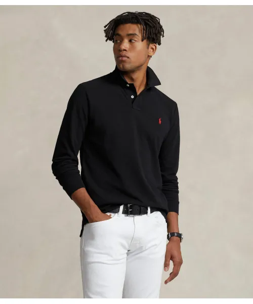 

Футболка поло Slim fit Polo Ralph Lauren, черный