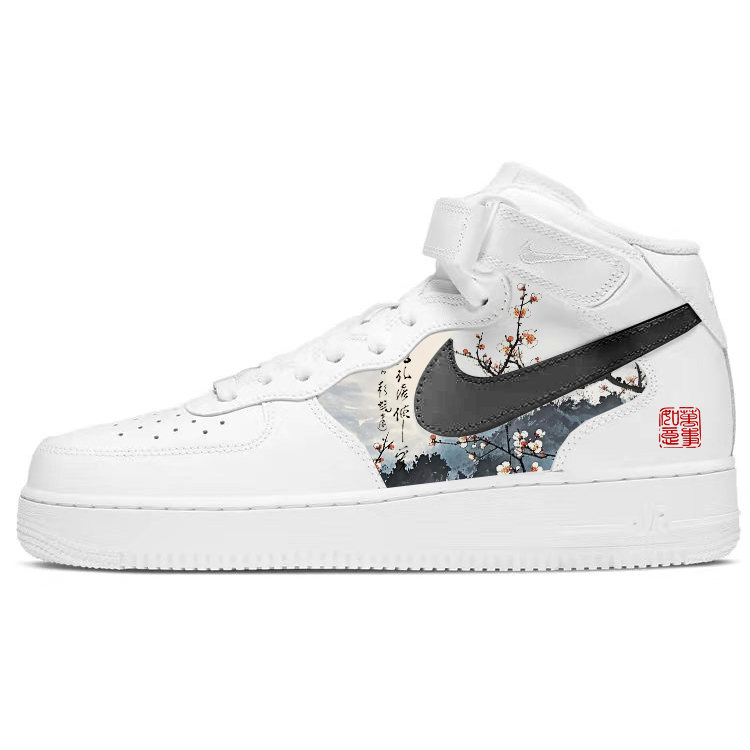 

Nike Кроссовки Air Force 1 для скейтбординга, легкие, противоскользящие и износостойкие, белые, мужские
