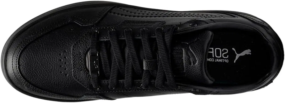 Кроссовки PUMA Court Classic Lux Herren, Schnürschuhe, Freizeitschuhe, Schwarz — фото 4