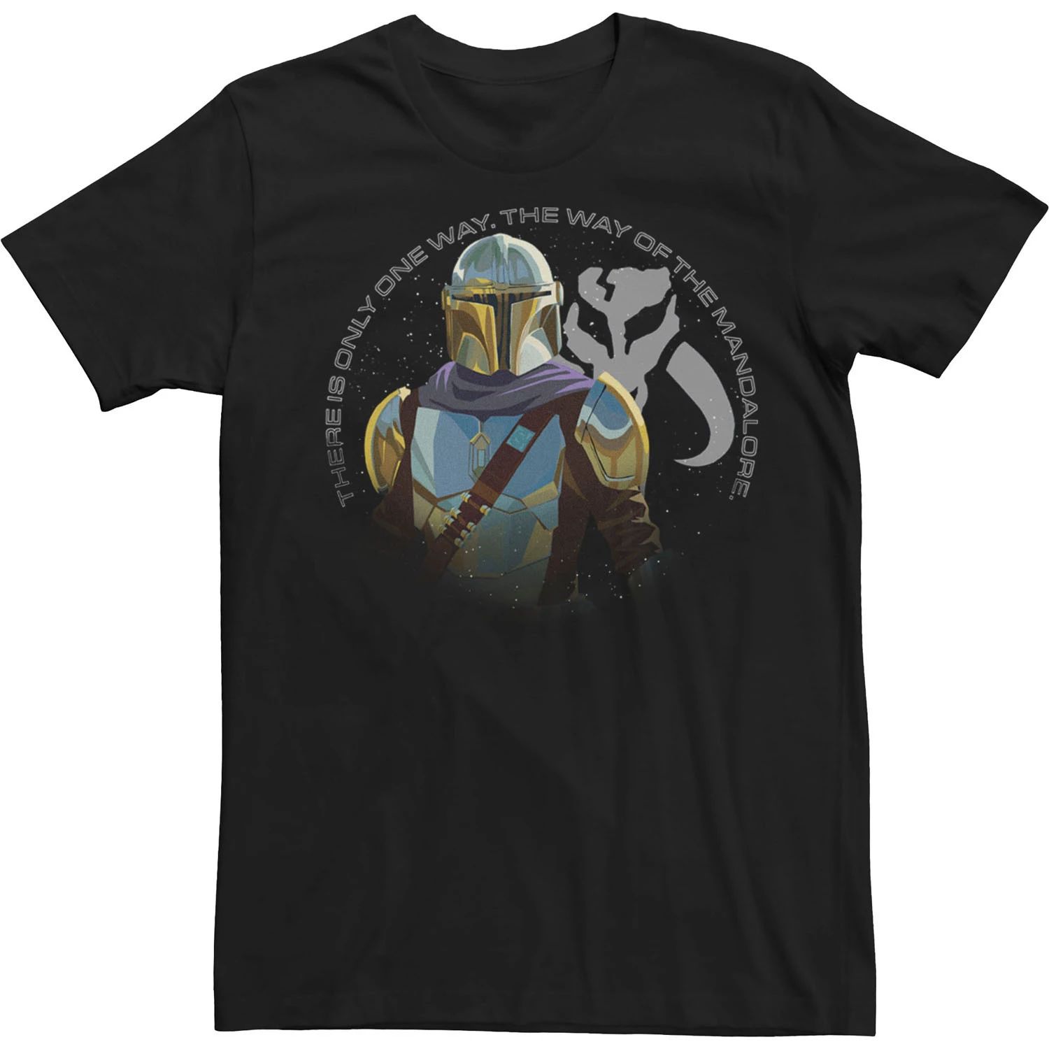 

Мужская футболка с плакатом Star Wars The Mandalorian The Mandalore Way