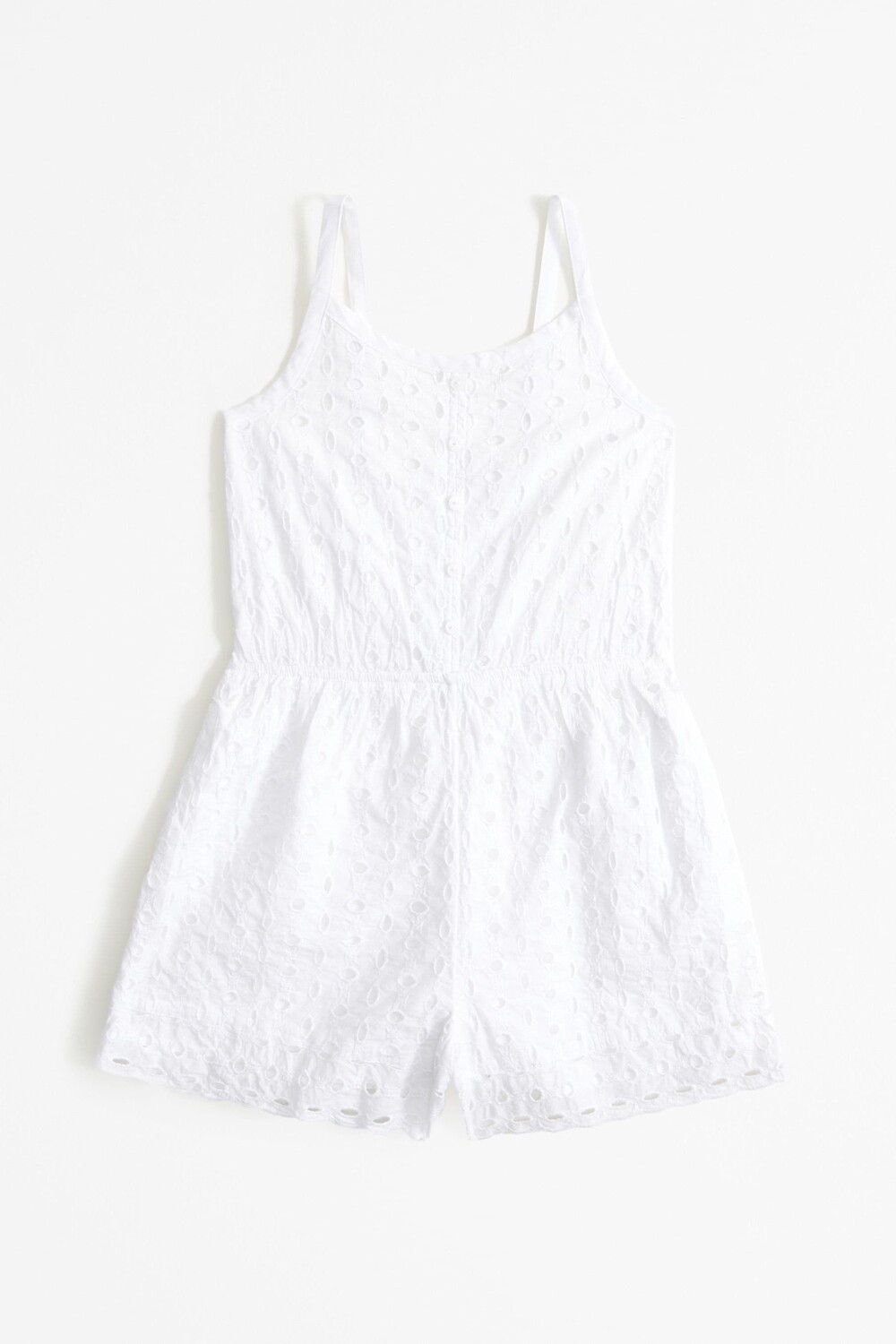 

Комбинезон Broderie с вырезами Abercrombie & Fitch, белый