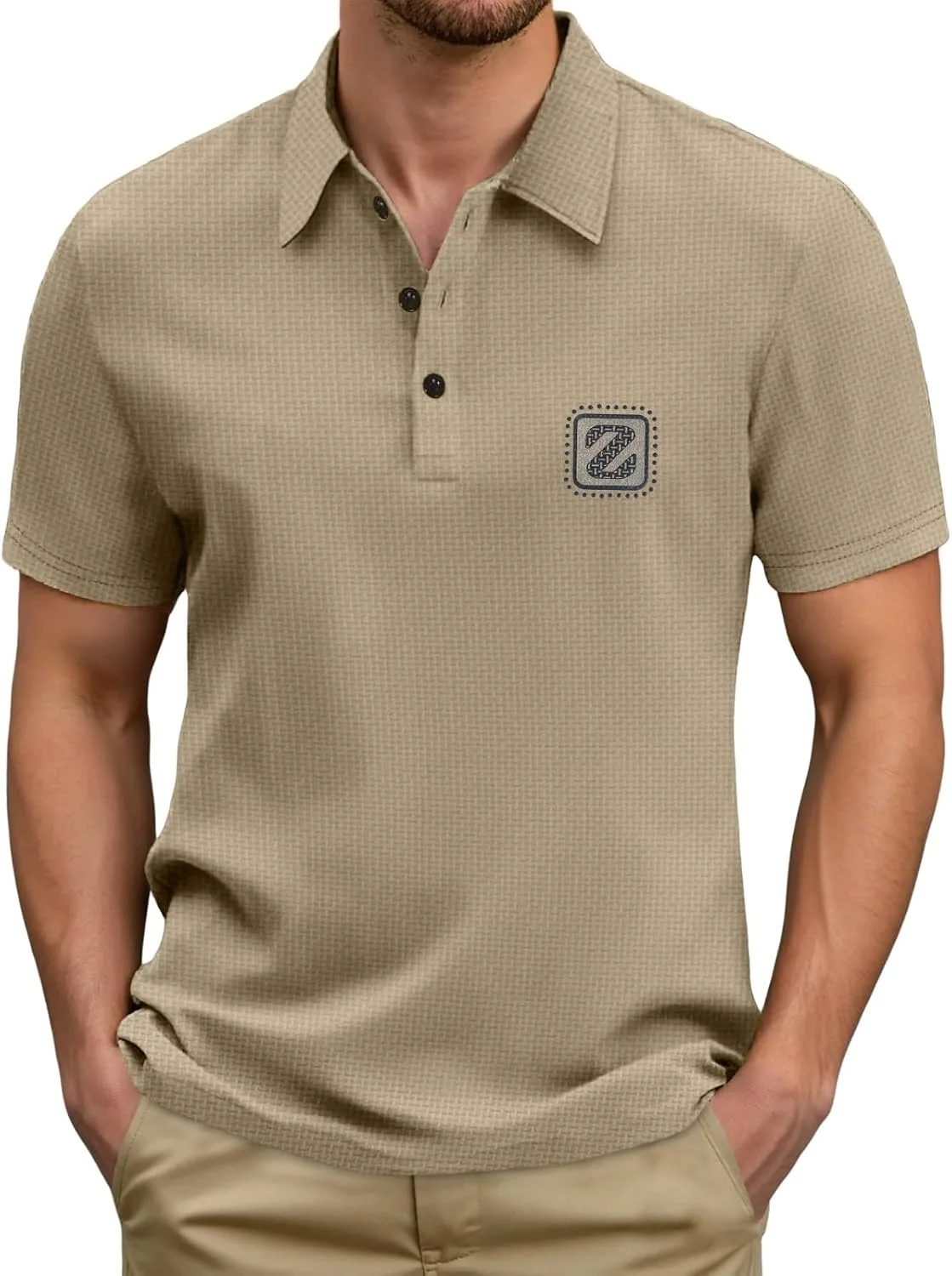 

Мужская рубашка Slim Fit Performance для работы и спорта