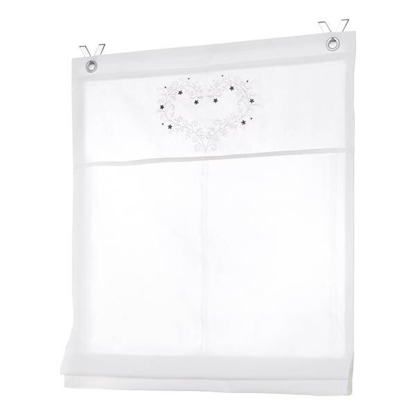 

Рулонные шторы Kutti Svea, 100x140x2 см, белый