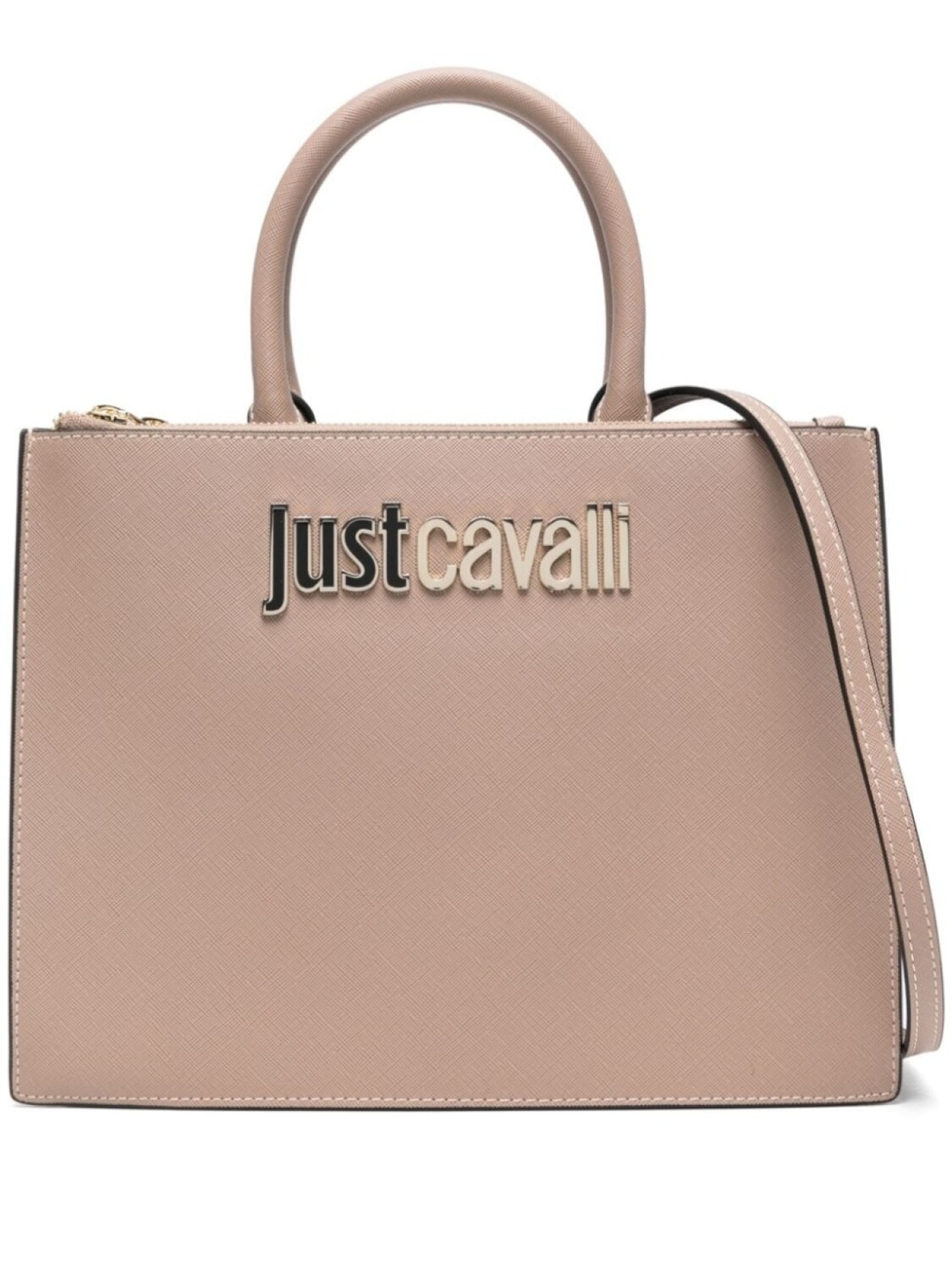

Сумка-тоут с логотипом Just Cavalli, нейтральный цвет