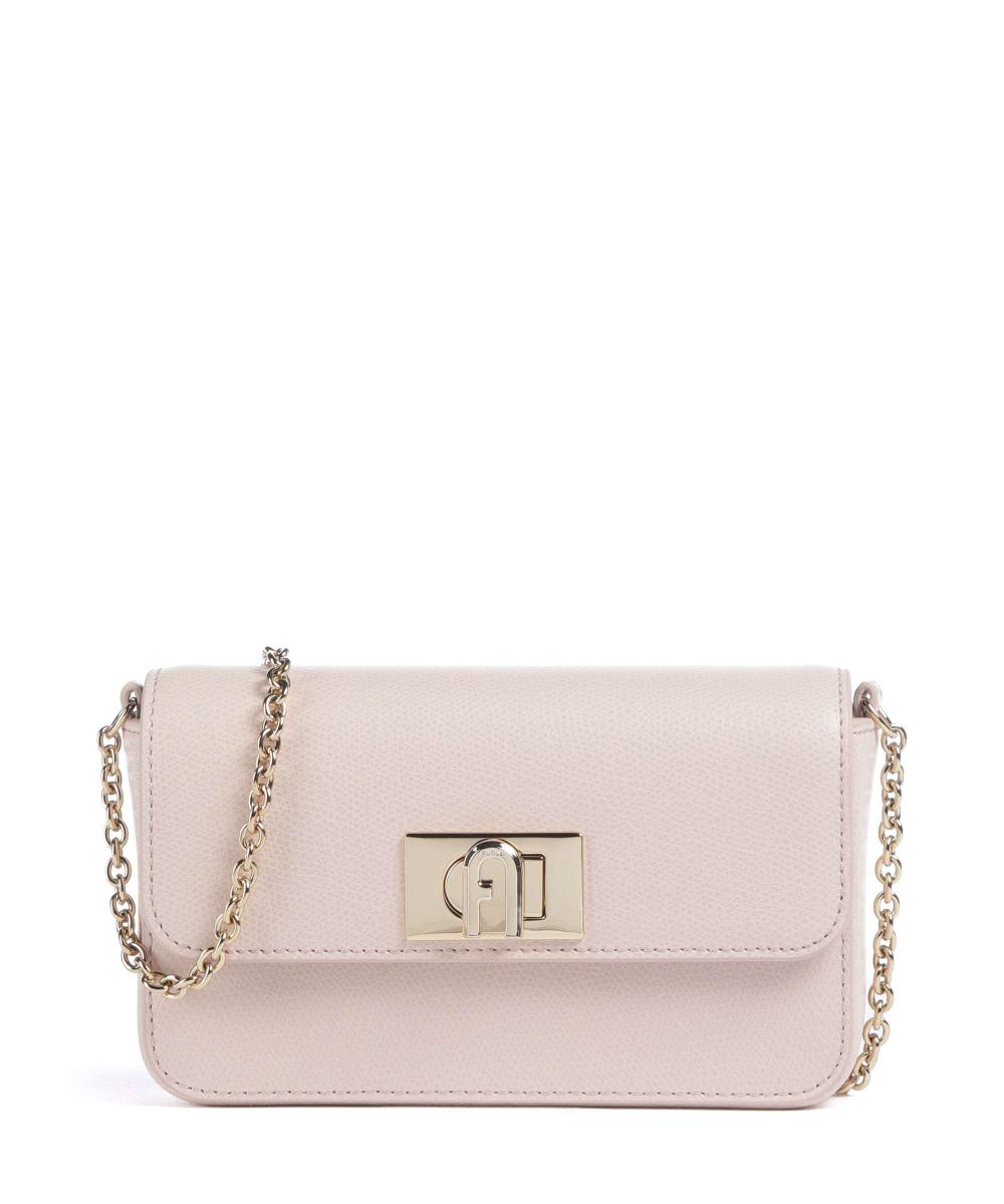 

1927 мини-сумка через плечо из зернистой кожи Furla, розовый