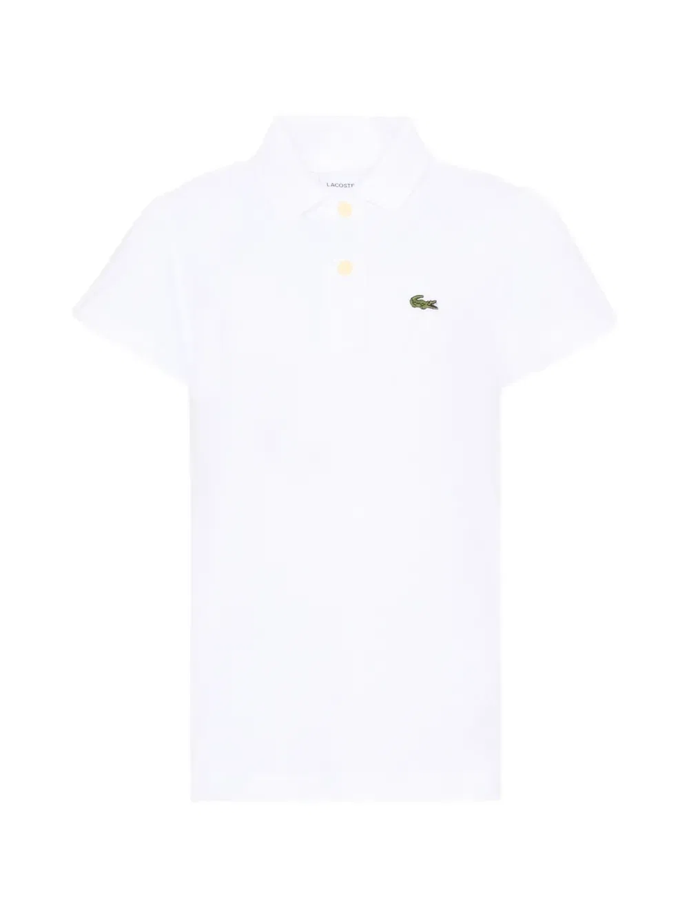 Поло с короткими рукавами Lacoste Kids, белый