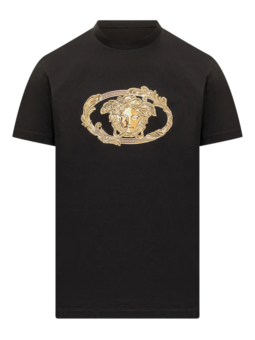 

Футболка с изображением Медузы VERSACE, черный
