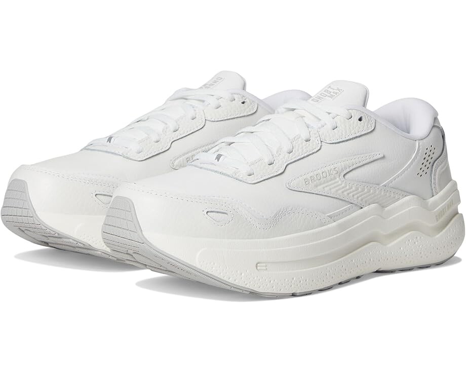 Кроссовки Brooks Ghost Max Leather, цвет White/White