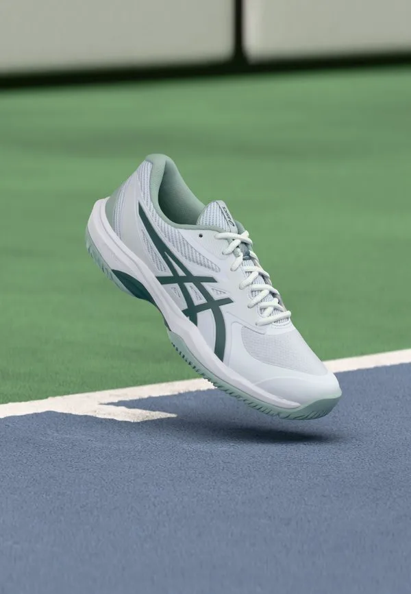 Игровые теннисные кроссовки для всех типов покрытий Asics, White/Dark Neptune
