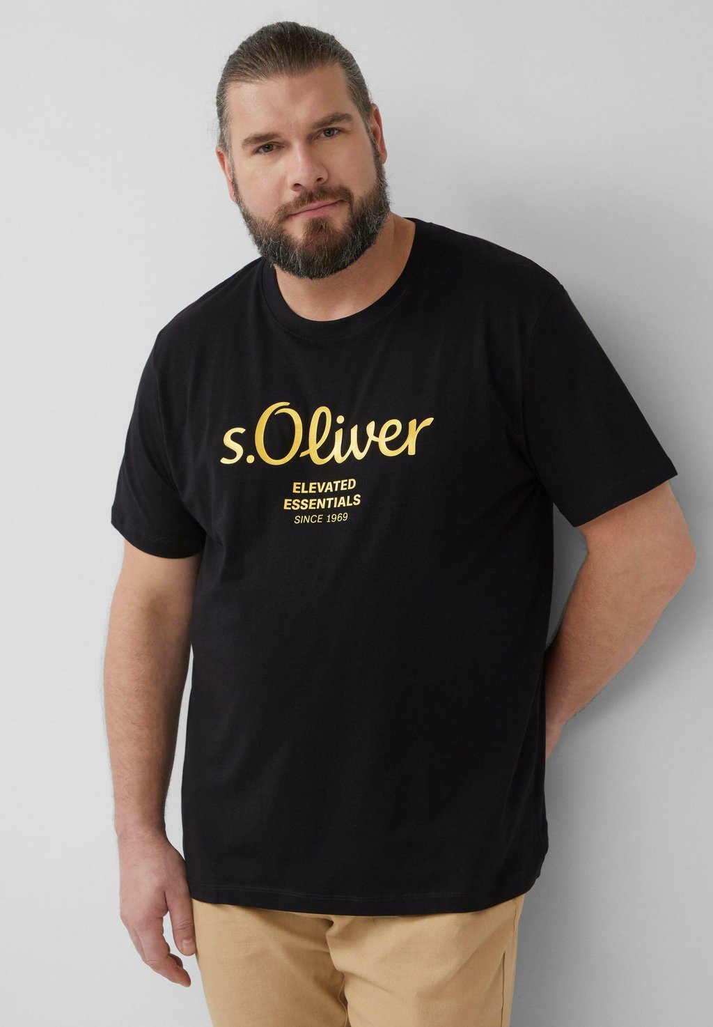 

Футболка с принтом s.Oliver, антрацит