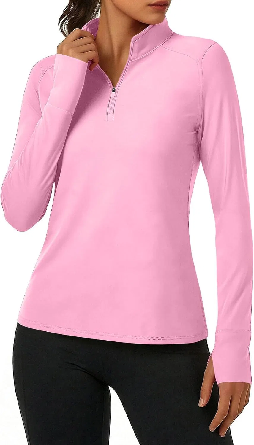 Активная футболка с длинным рукавом, UV-защита, Generic, Pink — фото 2