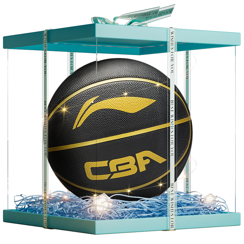 

LINING CBA Collection China резиновый баскетбольный мяч black gold размер 7 тренировочный unisex