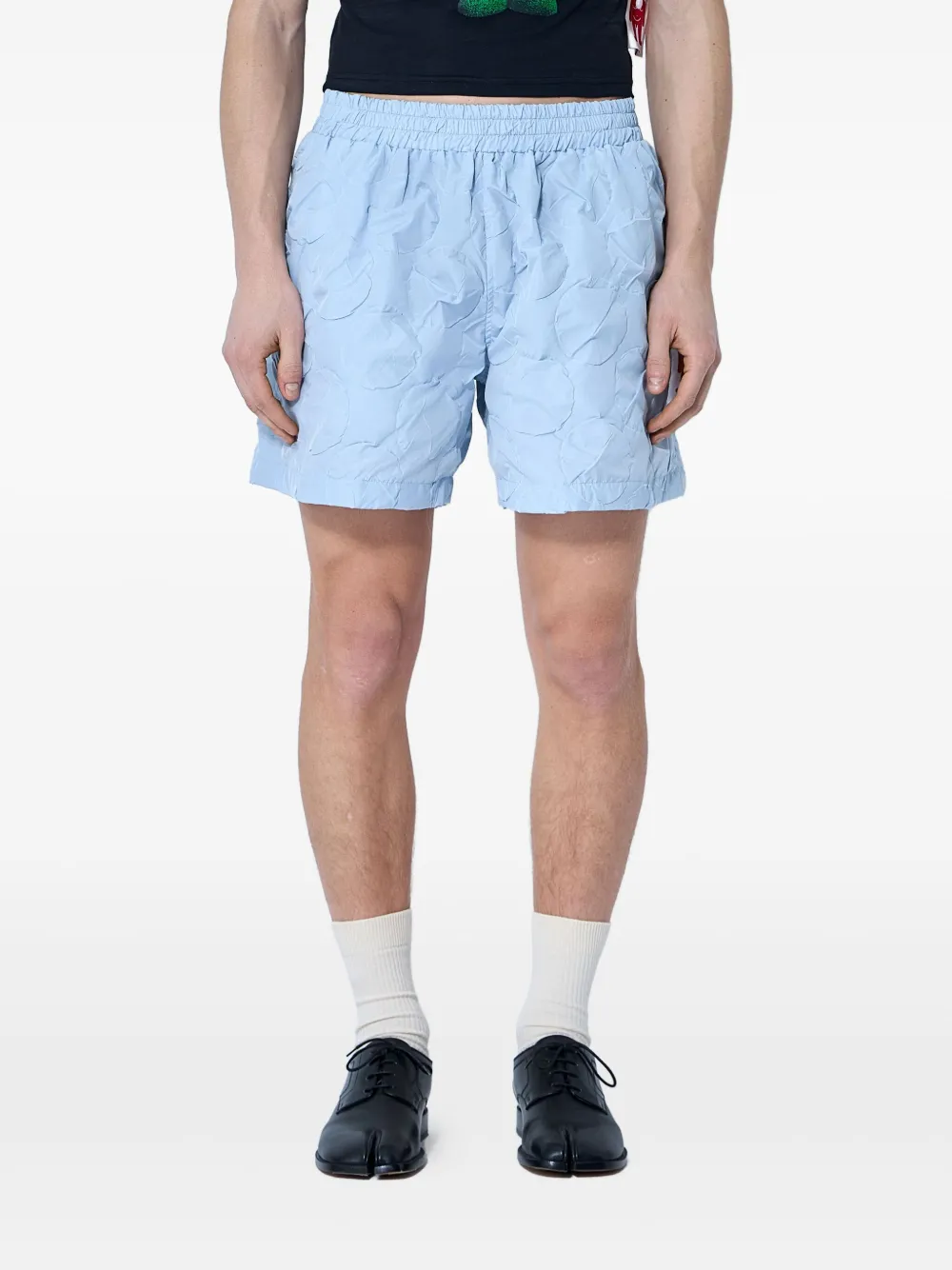 

Стеганые шорты Walter Van Beirendonck, синий