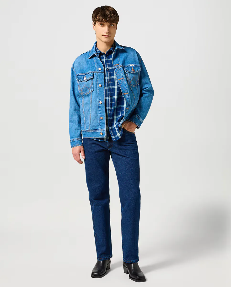 

Мужские брюки с 5 карманами 13MWZ Wrangler, цвет Azul Índigo