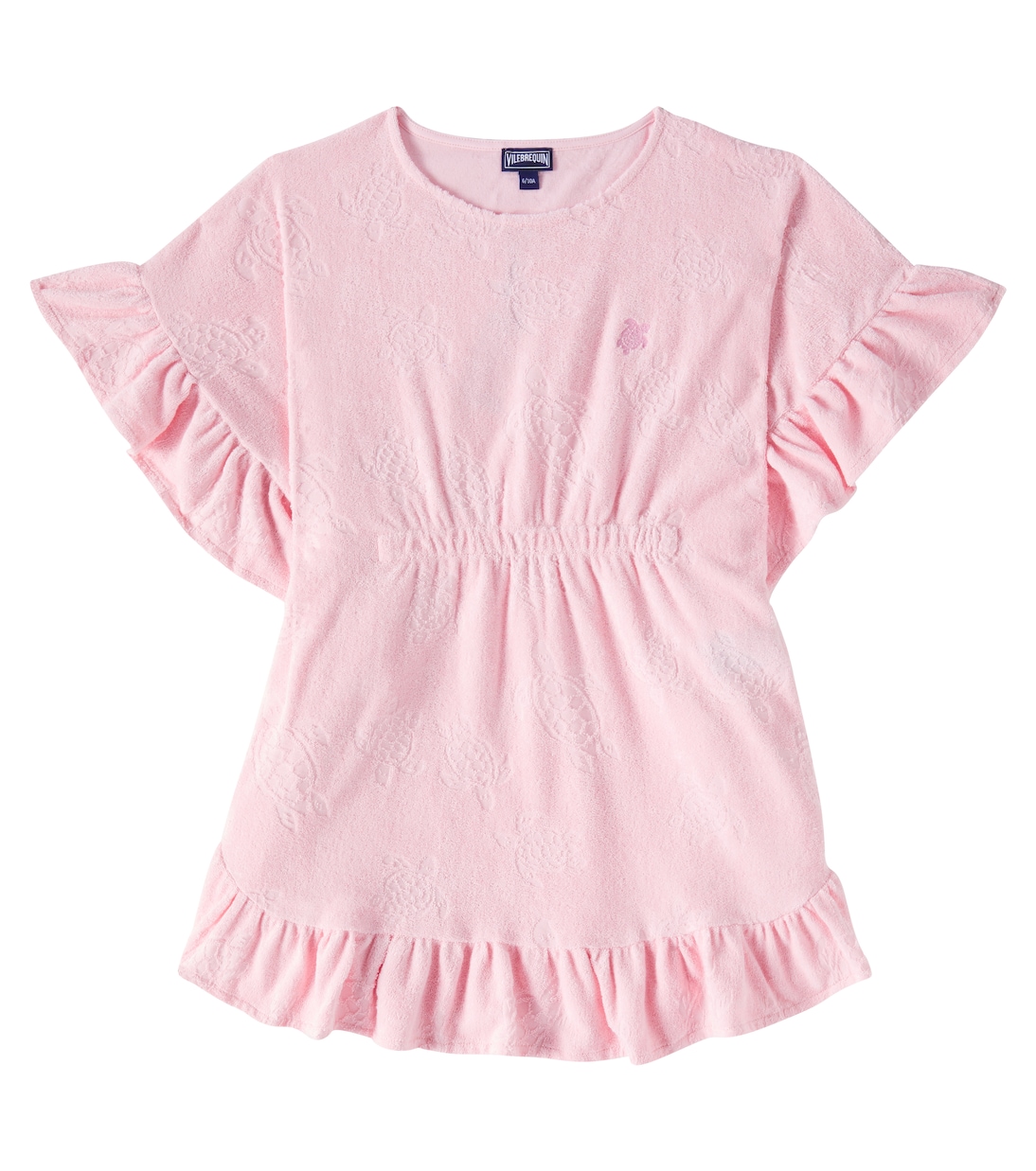 

Платье из хлопкового велюра Granita Vilebrequin Kids, Pivoine