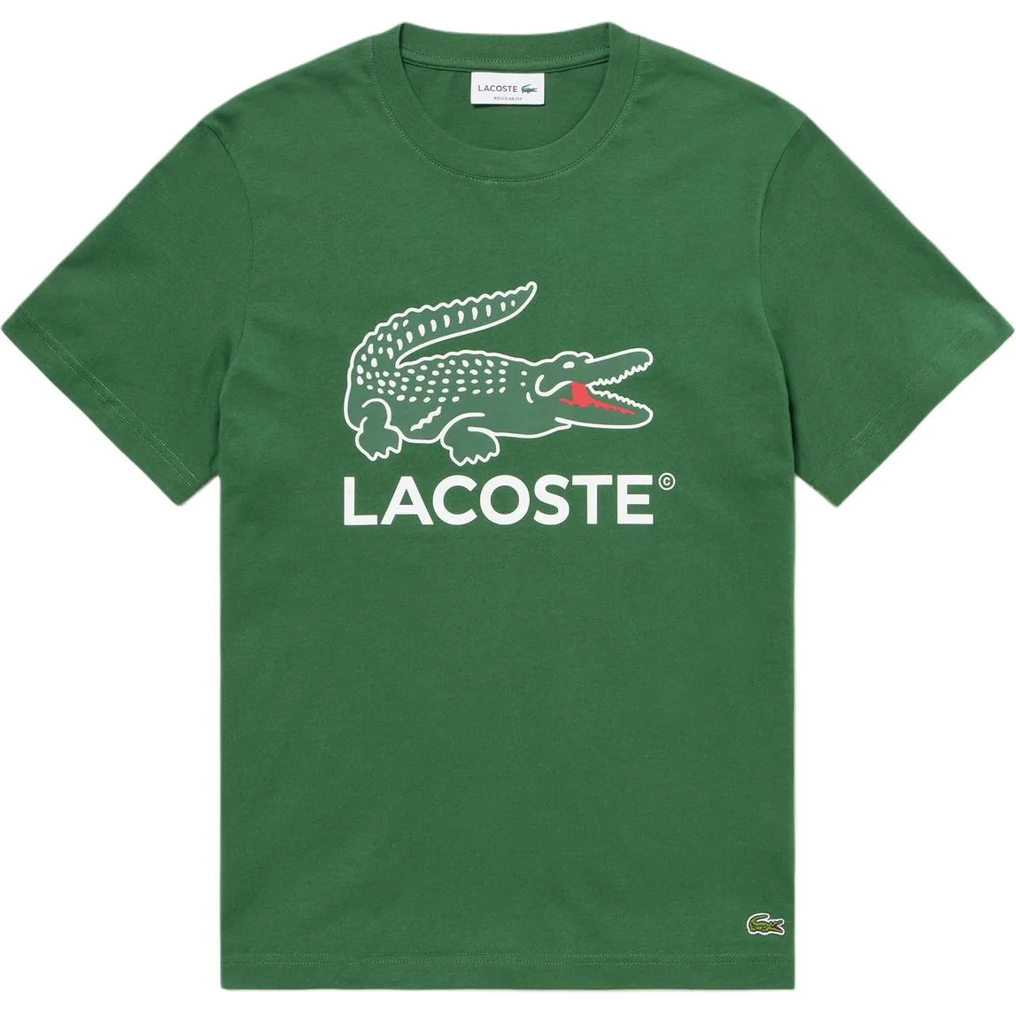 Футболка с логотипом LACOSTE, зеленый