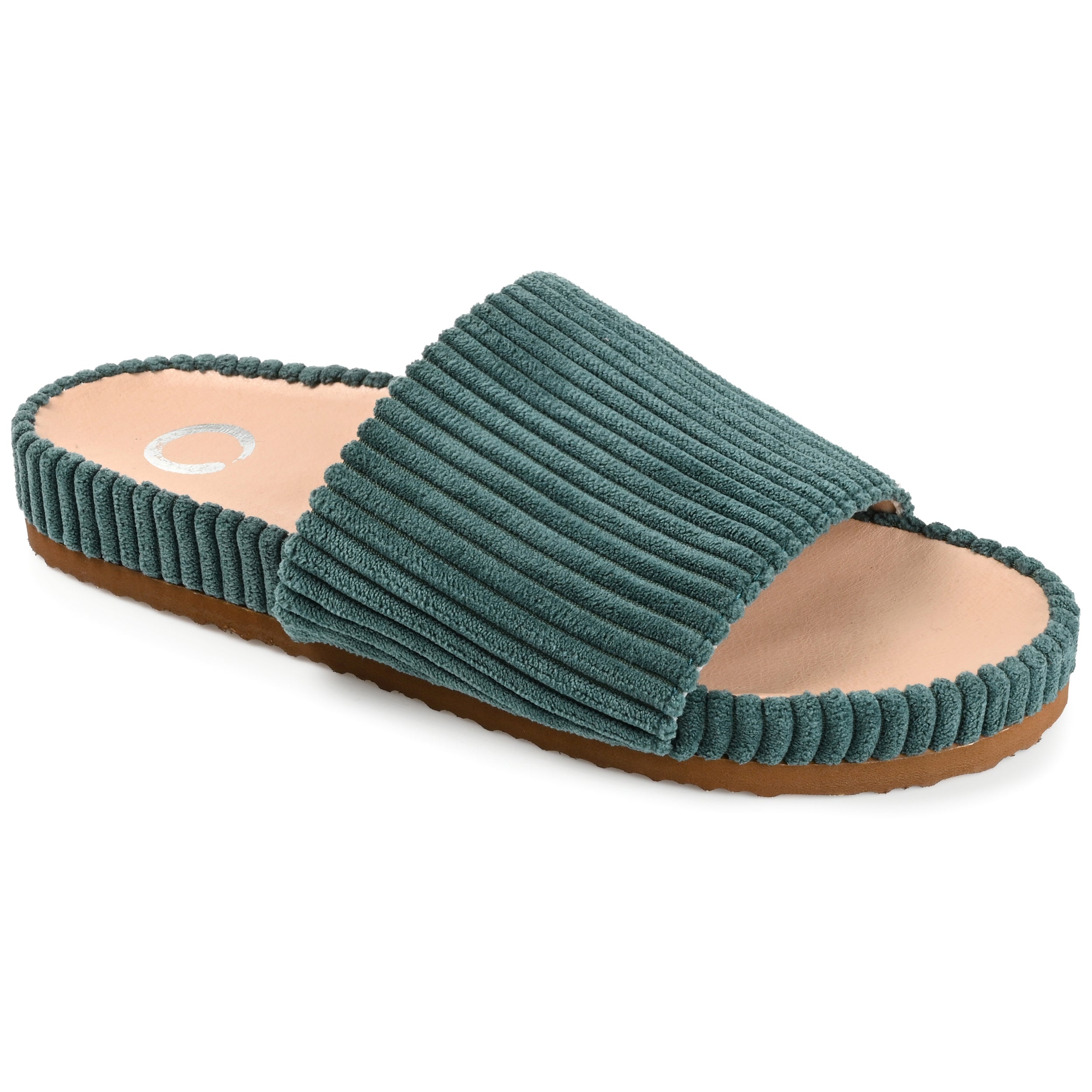 Женские тапочки Tru Comfort Foam Aveline из коллекции Journee, цвет forest