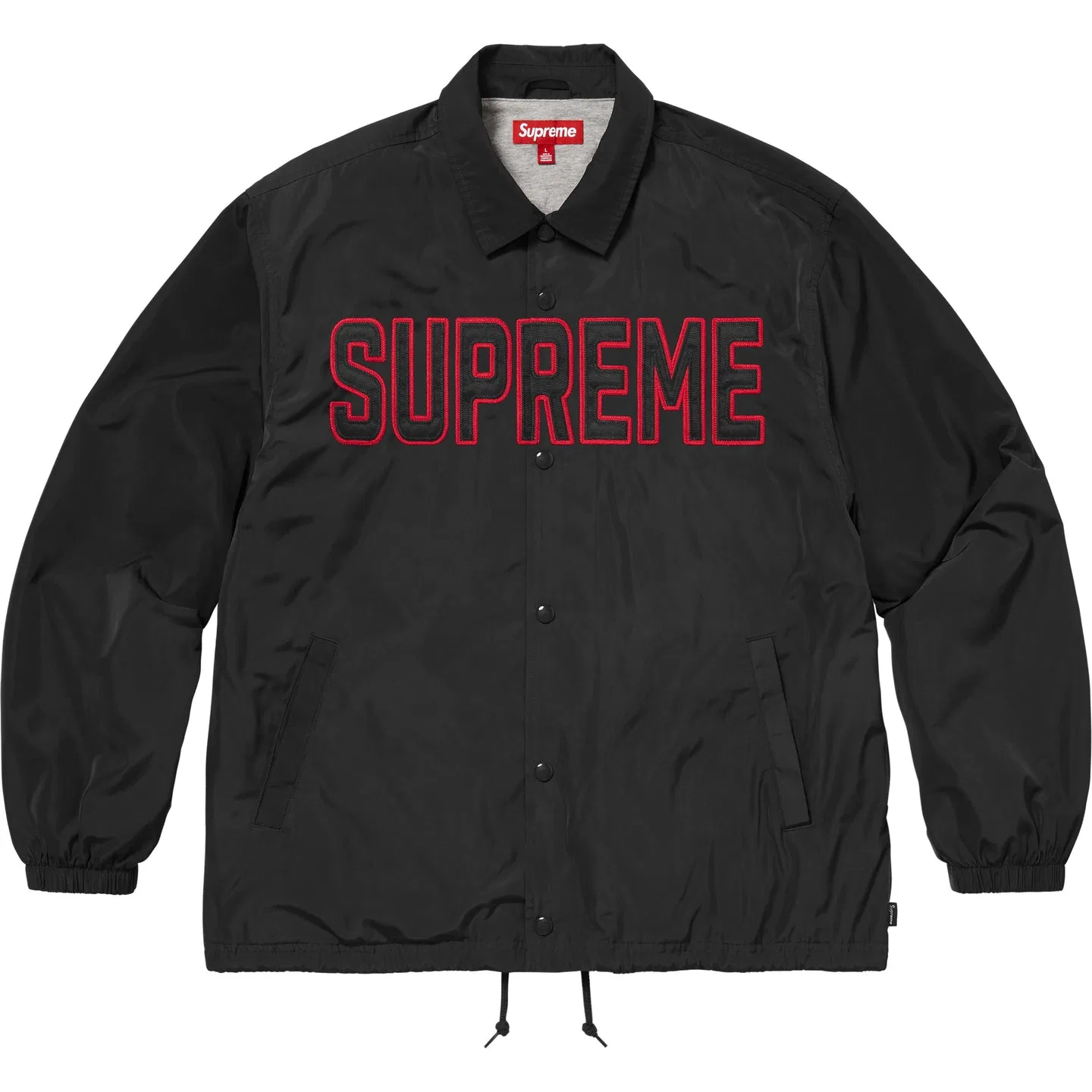 Куртка Supreme Spellout Coaches Jacket розовая — фото 3