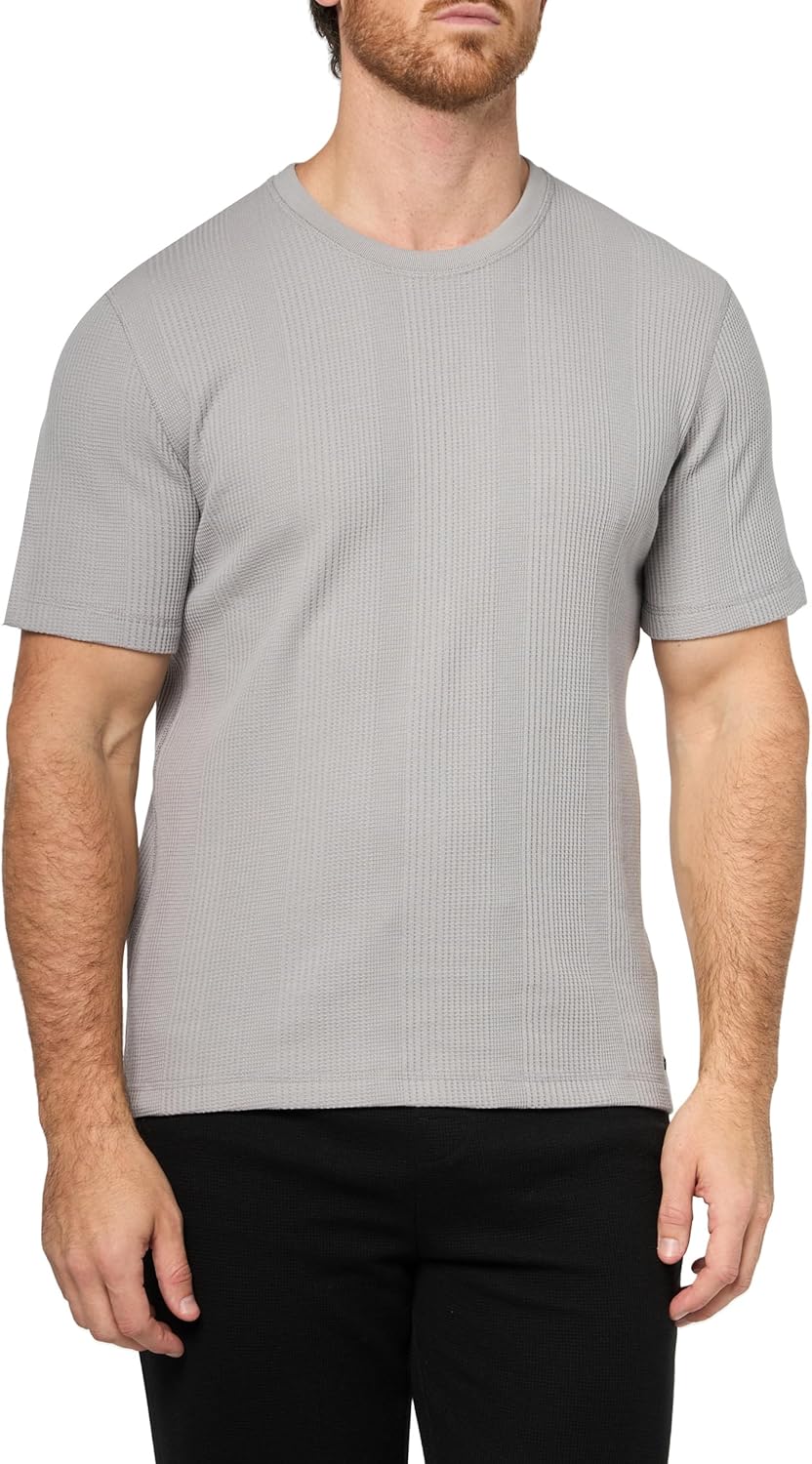 

Мужская футболка BOSS из хлопка с вафельной структурой, Glossy Microchip