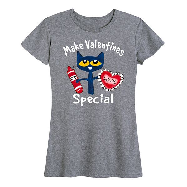 

Футболка с принтом Women's Pete the Cat Valentine Special Licensed Character