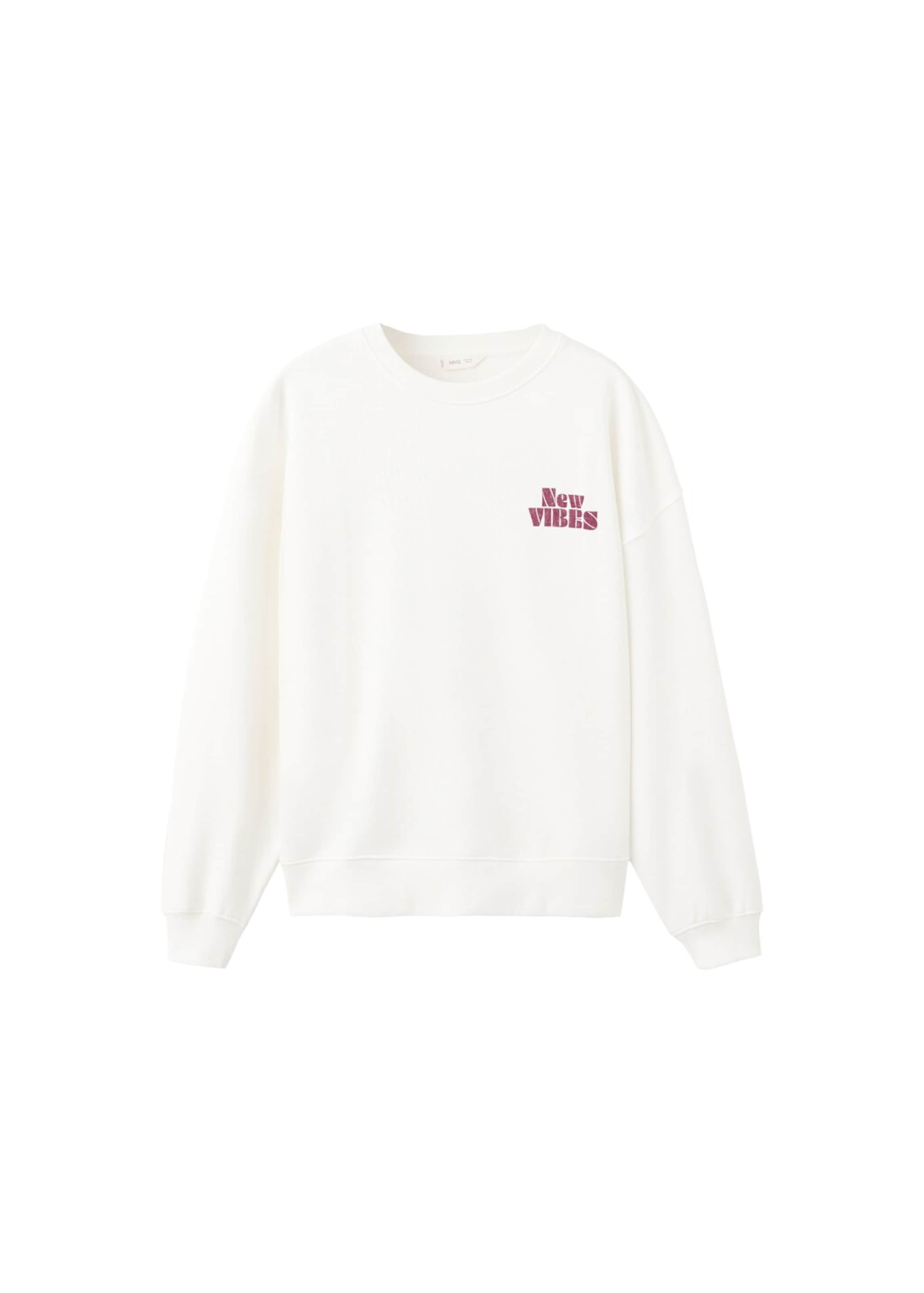 

MANGO TEEN Свитшот 'Trip' в шерсти белый