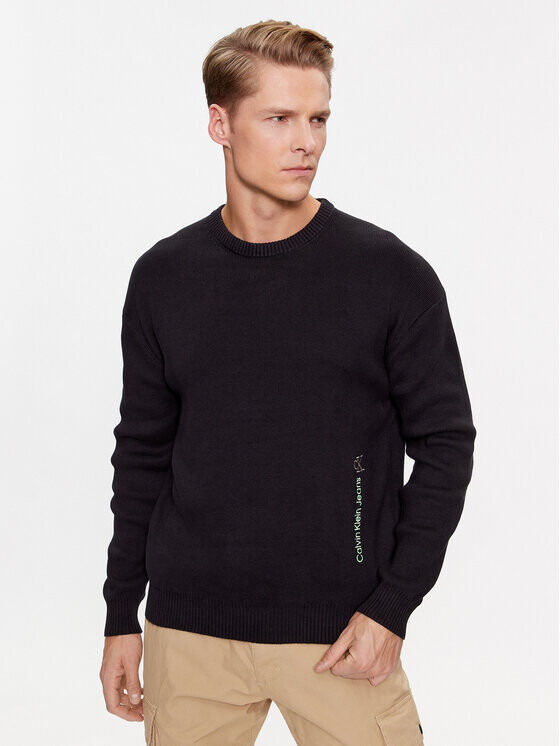 

Джемпер мужской Calvin Klein обычного кроя, черный