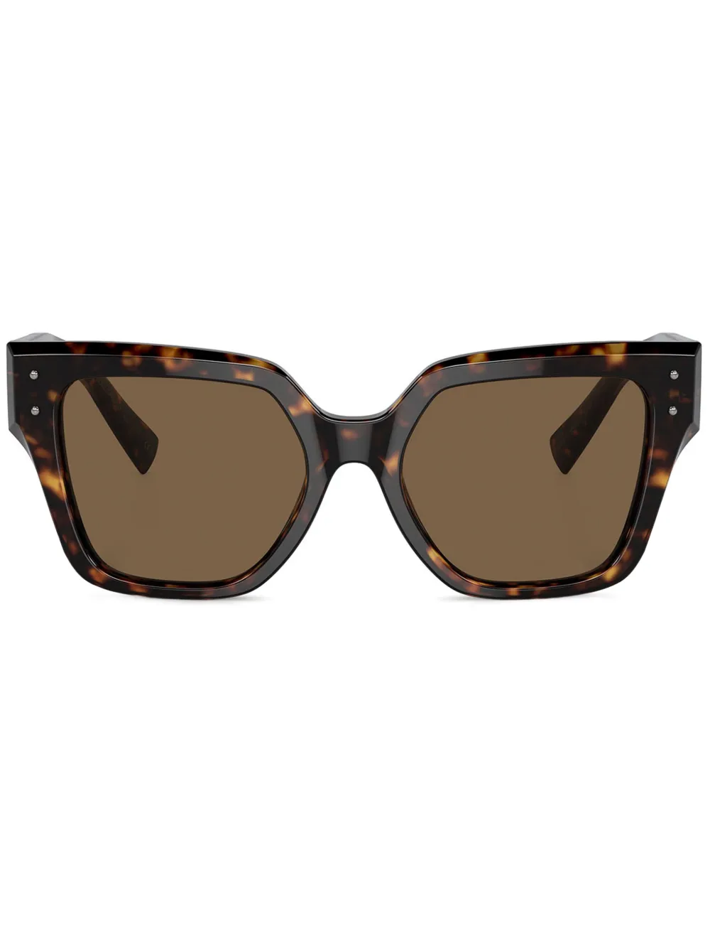

Солнцезащитные очки в квадратной оправе Dolce & Gabbana Eyewear, коричневый