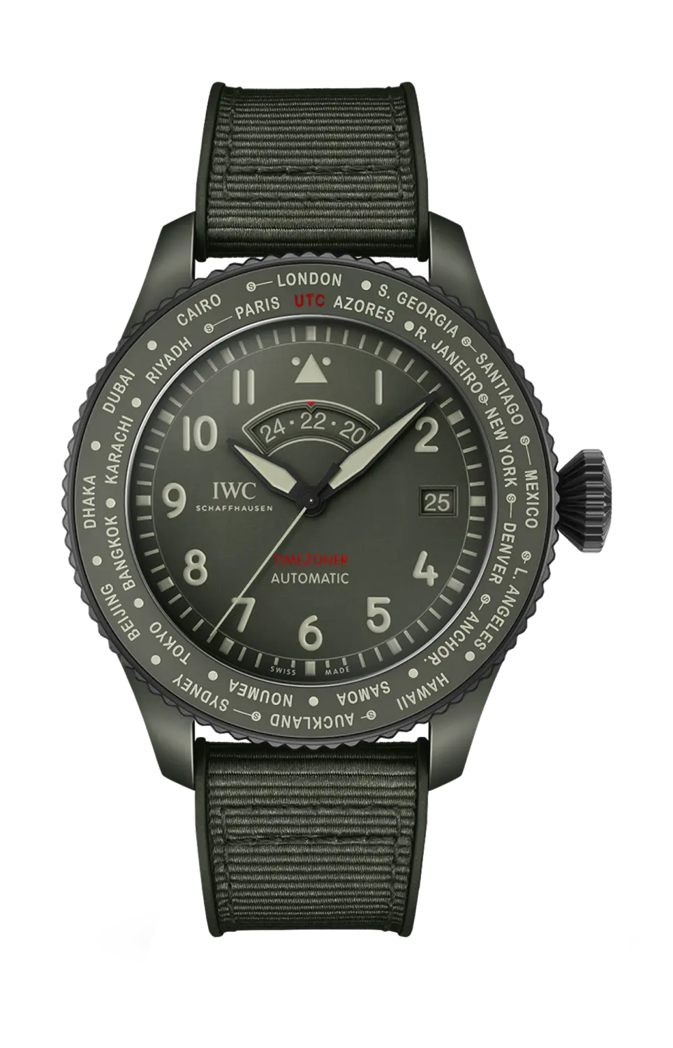 

Часы pilot's watch timezoner top gun woodland Iwc Schaffhausen
