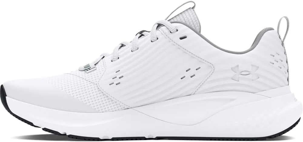 Кроссовки Under Armour Charged Commit Tr 3 Cross Trainer для мужчин, белый/зеленый/серый