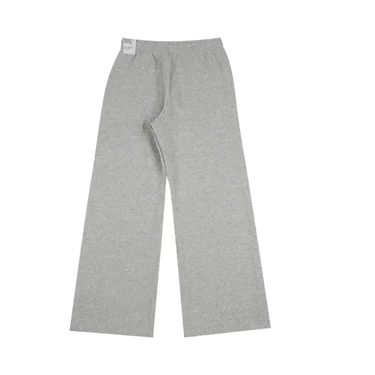 Брюки Nike NSW Phoenix Fleece с высокой талией и широкими штанинами, цвет 'Pure Platinum/Heather/Sail', серый — фото 2