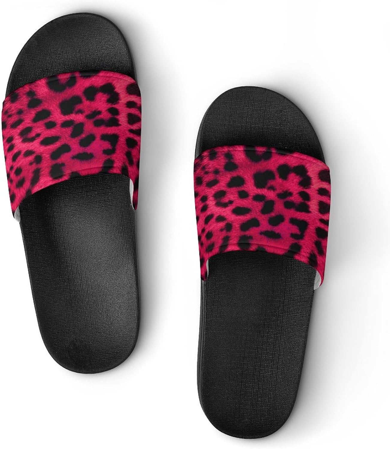 

Тапочки с леопардовым принтом для мужчин и женщин, сандалии, летние шлепанцы для дома, улицы и пляжа Csqdfbhd, Color1