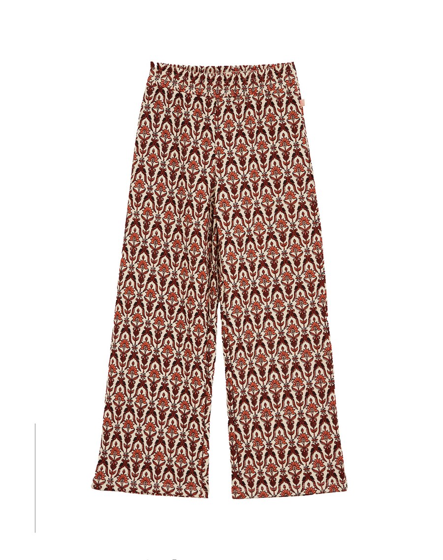 

Повседневные брюки WE Fashion, Cream/Dark orange