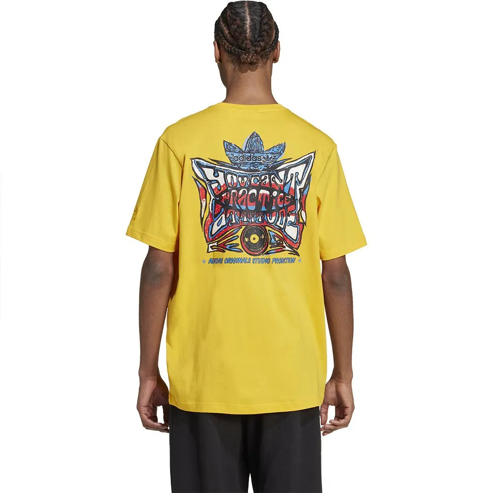 Футболка adidas Originals Training Supply Sport 2, желтый — фото 2