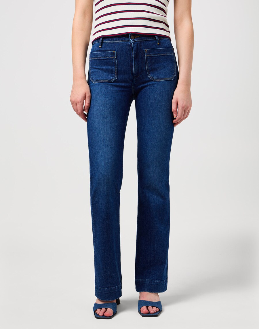 

Расклешенные джинсы WRANGLER, синий