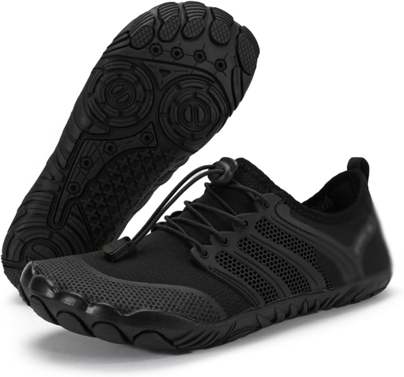 

Кроссовки DHAEY для приседаний, унисекс, взрослые, удобные, дышащие, легкие, с противоскользящей подошвой, для тренировок, тяжелой атлетики, занятий в зале, кросс-тренинг (Цвет: черный, размер: 9.5 для женщин/8 для мужчин)