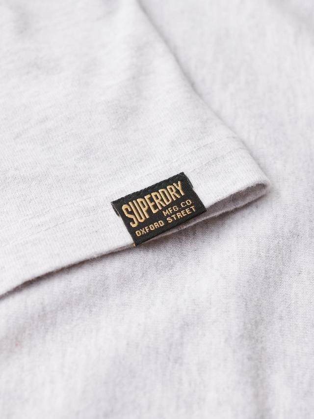 Винтажная футболка heritage на груди с логотипом heritage Superdry, цвет Flake Grey Marl — фото 3
