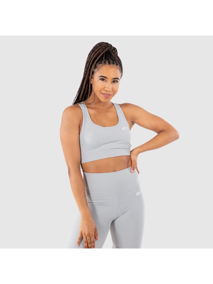 

SMILODOX Спортивный бюстгальтер Advanced Infinite серого цвета