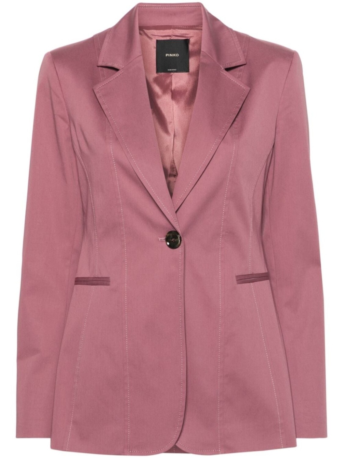 

PINKO однобортный пиджак Fiona, розовый