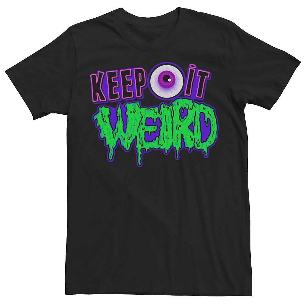 

Мужская футболка Keep It Weird на Хэллоуин Licensed Character, черный