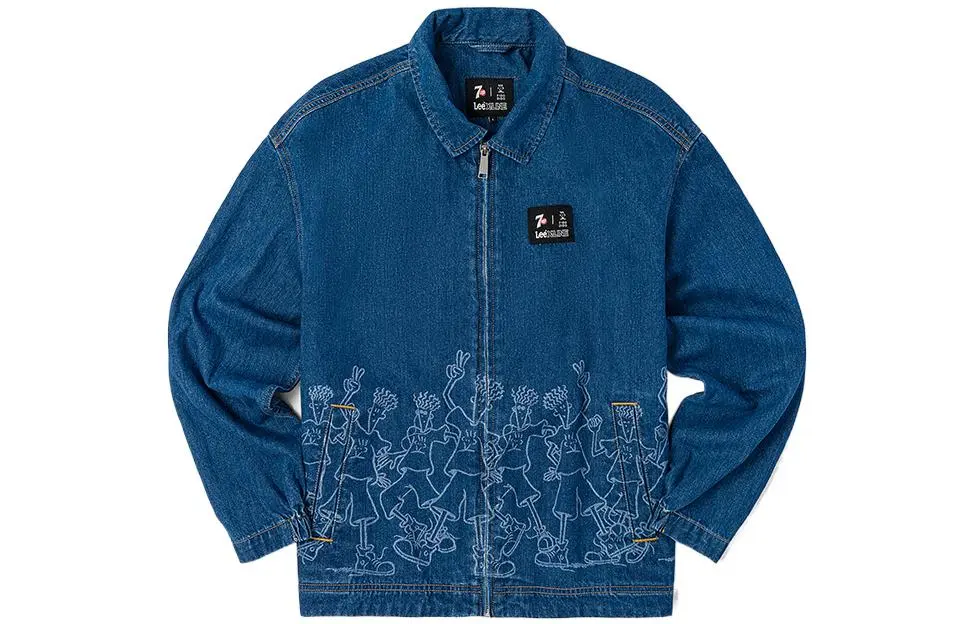 

Lee Джинсовая куртка мужская средняя синяя, Medium Blue